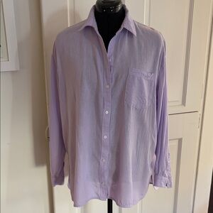 Old Navy Light Purple Women's Button-Down Shirt